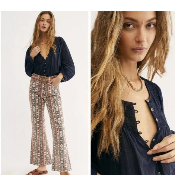 Free People Cool Meadow Top - Picture 1 of 3